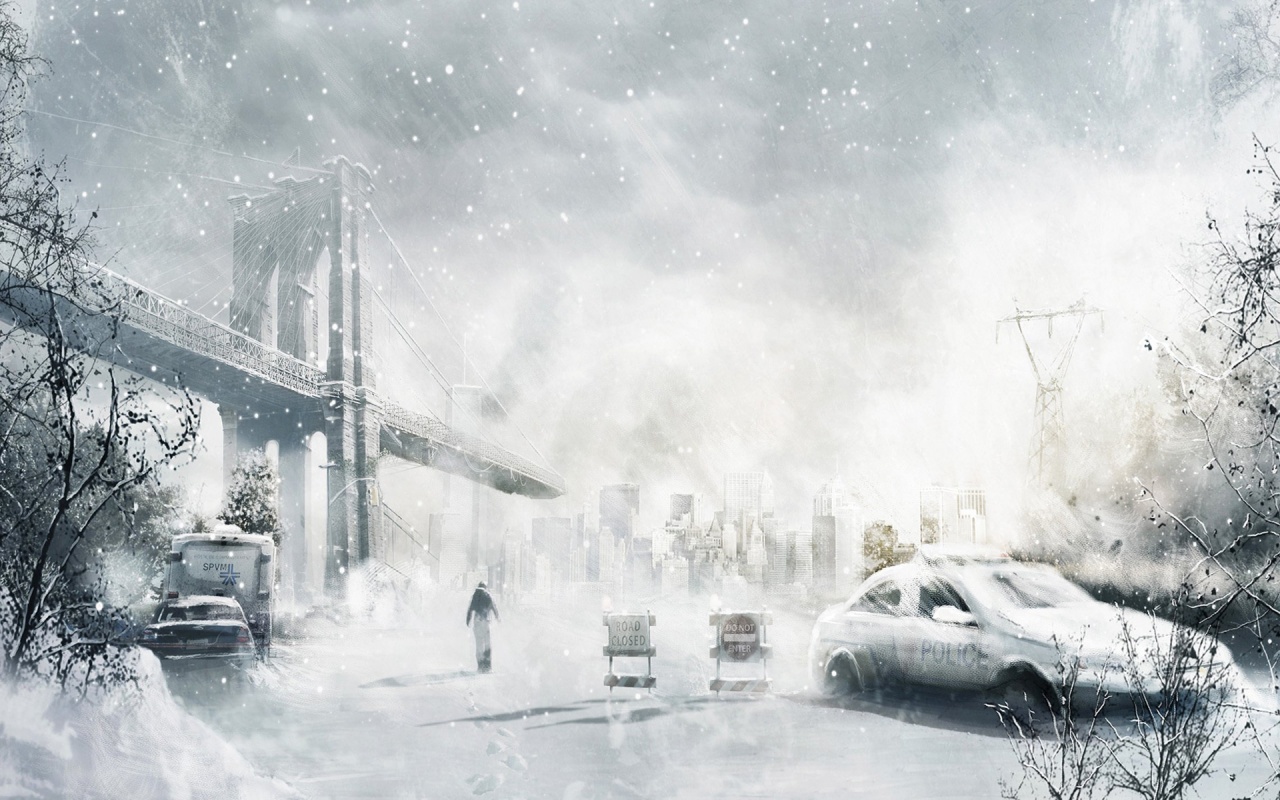 Winter Cityscapes Post-apocalyptic