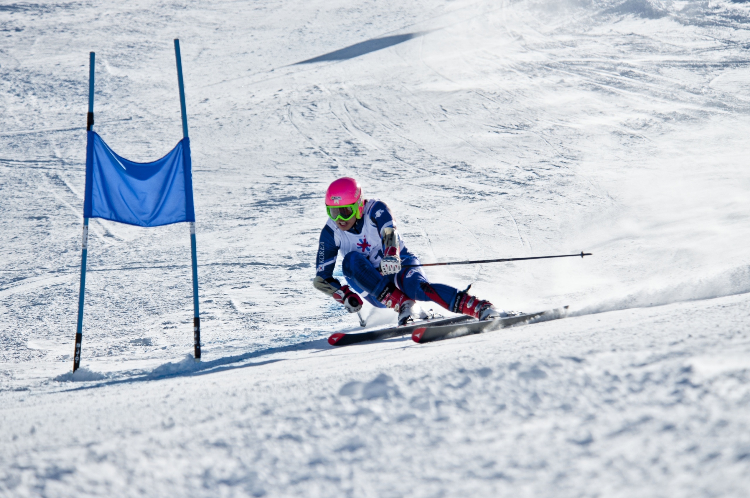 Winter Mountains Skiing