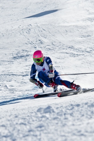 Winter Mountains Skiing