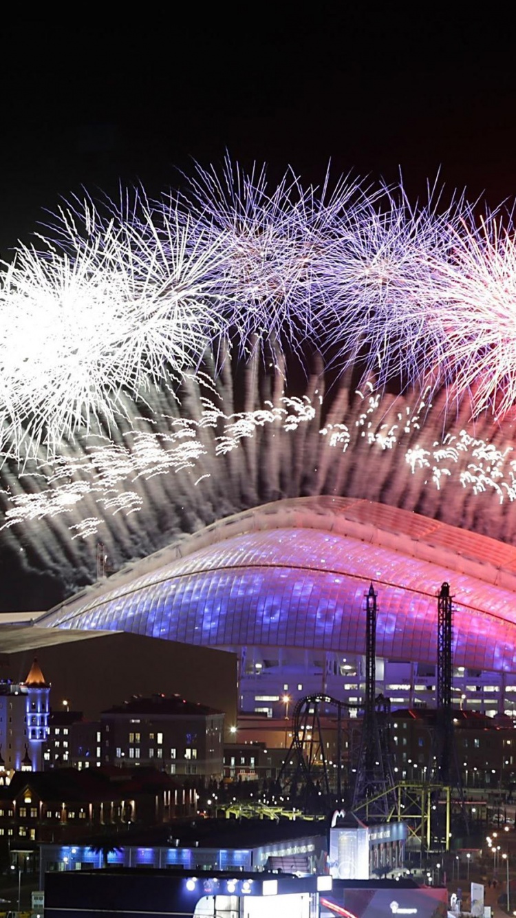 Winter Olympics Sochi 2014 Fireworks