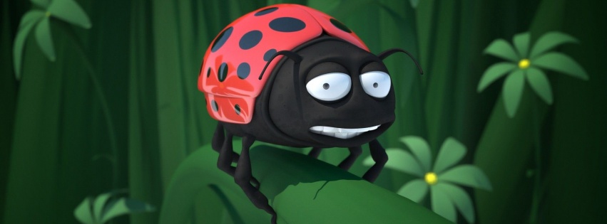 Women Fantasy Digital Cgi Funny Bug Ladybirds