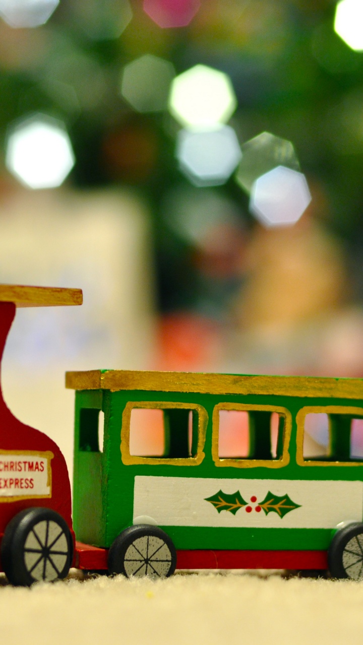 Wooden Christmas Train