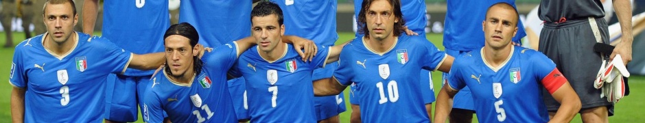 World Cup Italy National Football Team Blue Jersey