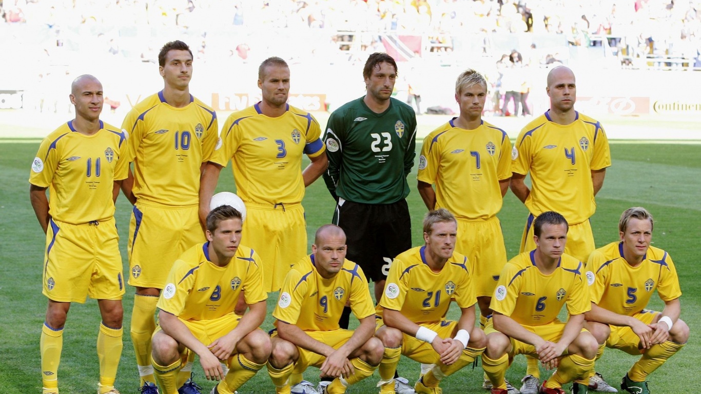 World Cup Sweden National Football Team Players