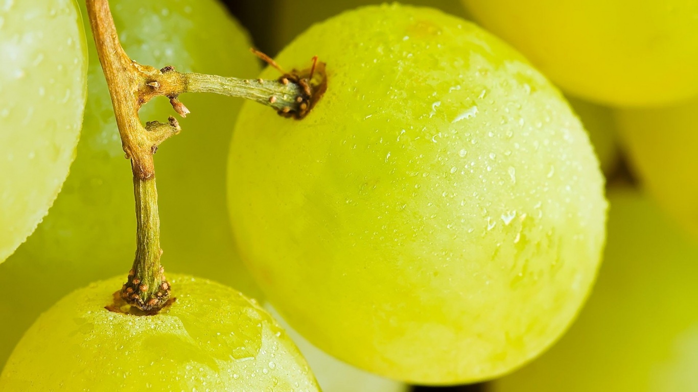 Yellow Fruits Food Grapes