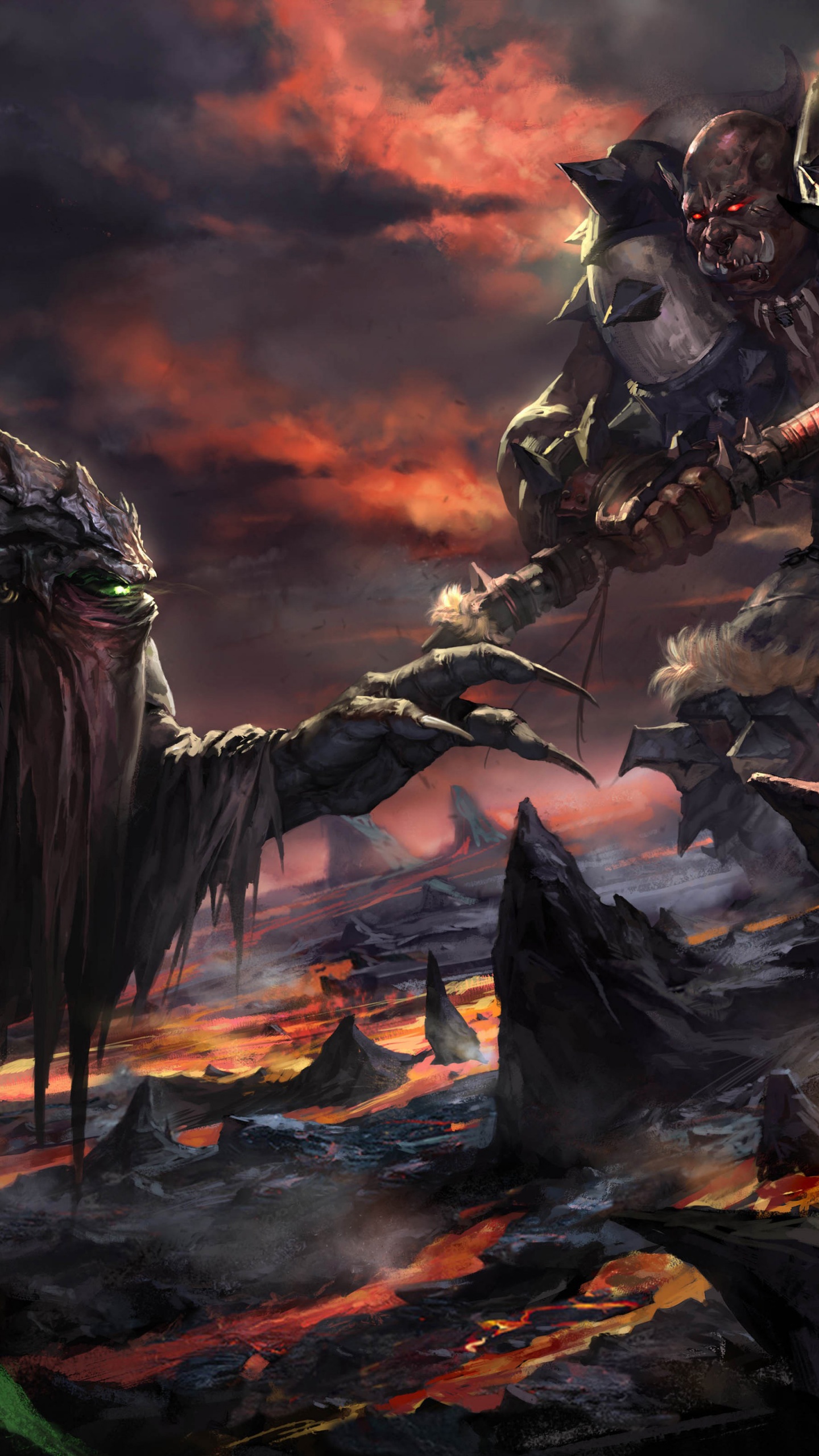 Zeratul Vs Orc - Artwork