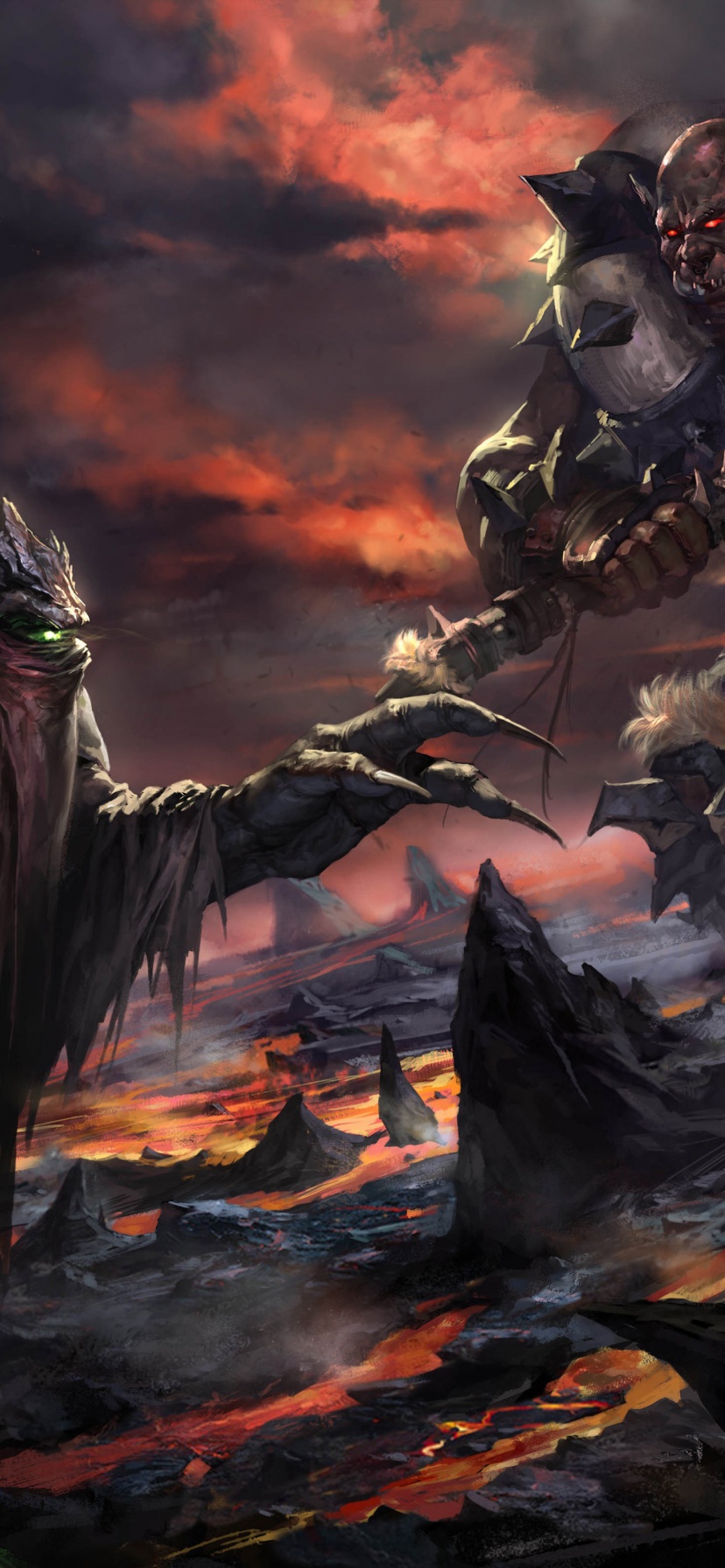 Zeratul Vs Orc - Artwork