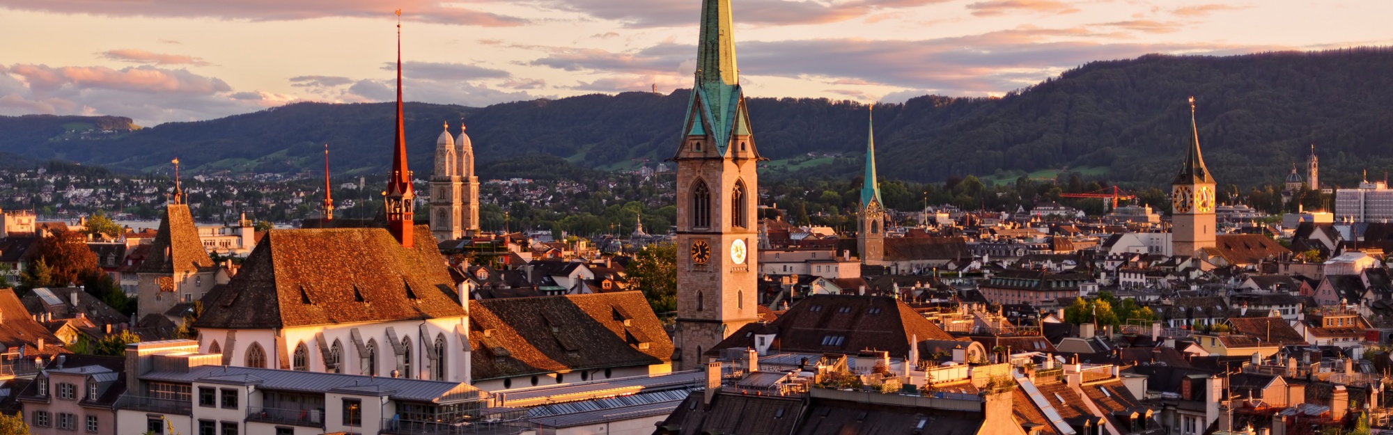 Zurich Switzerland Roofs Buildings