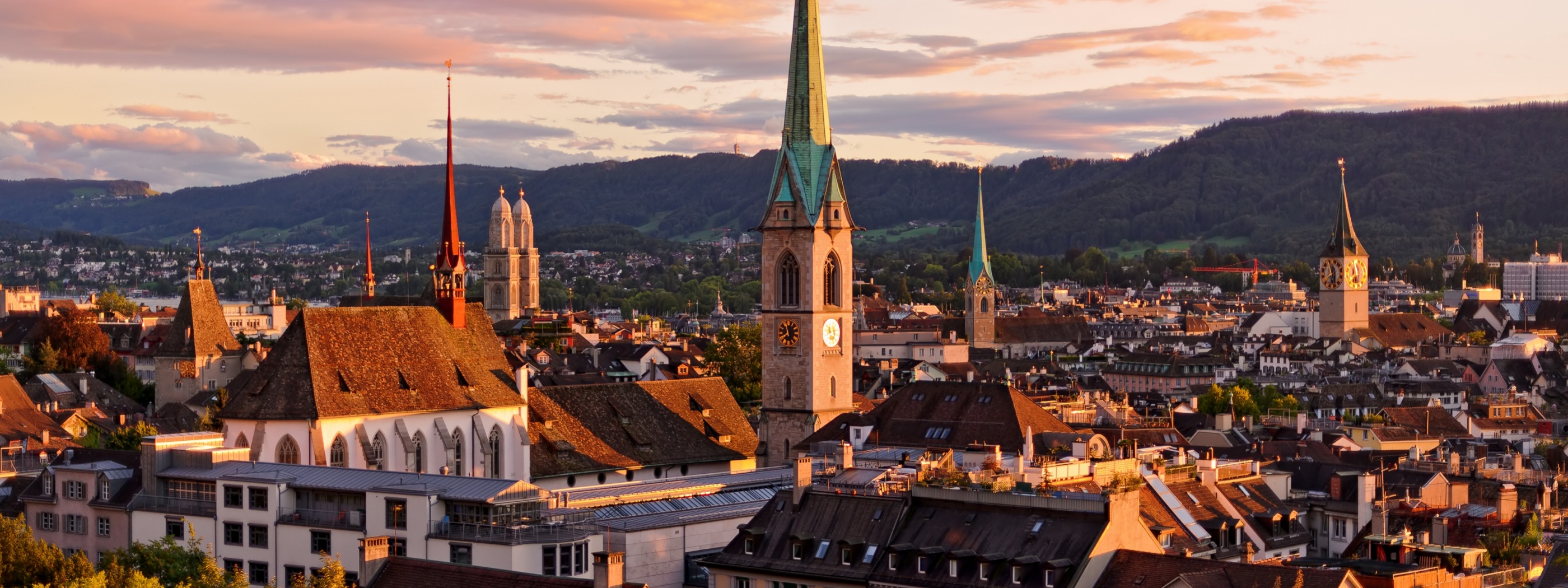 Zurich Switzerland Roofs Buildings